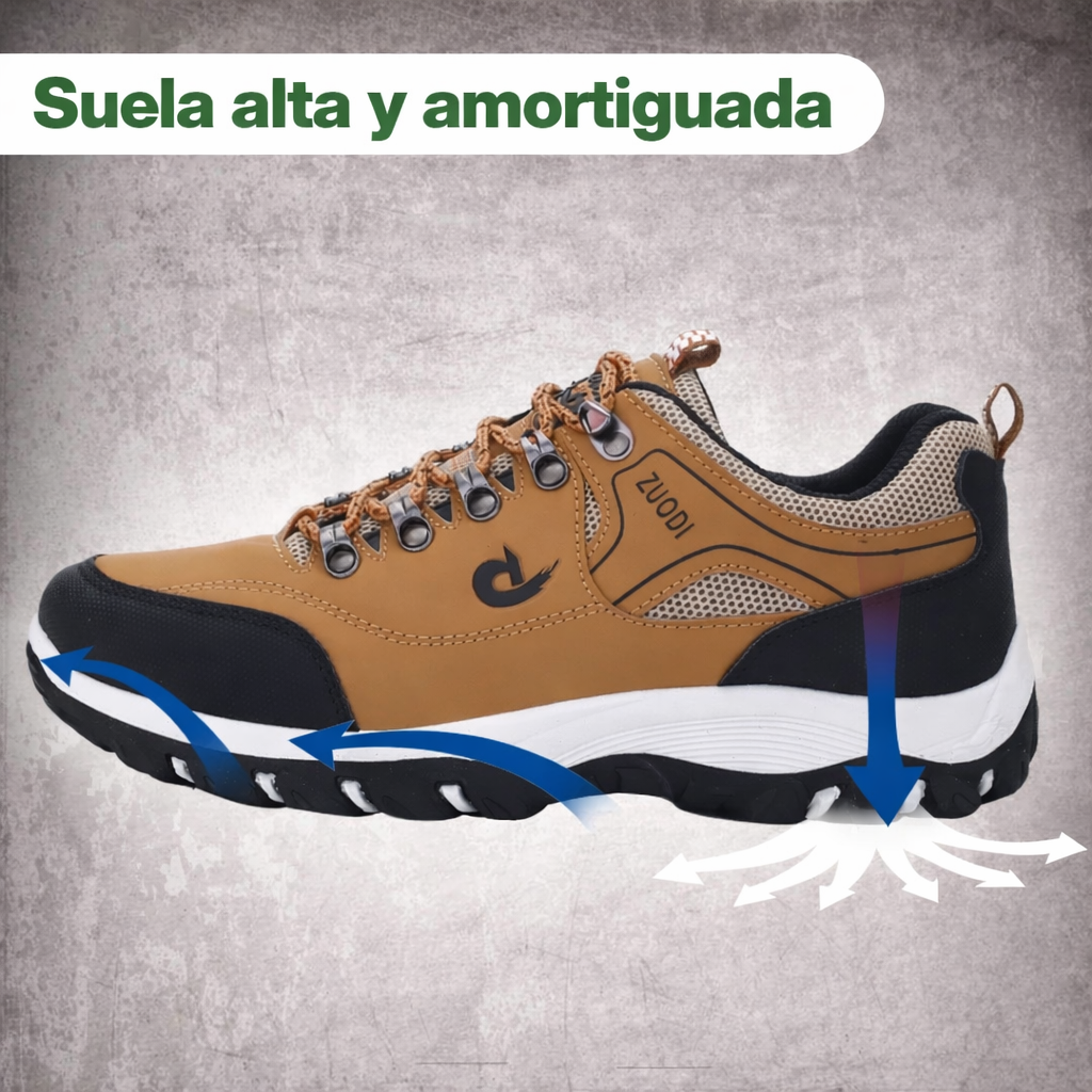 MOUNTAINSTEP™ | Calzado ergonómico para senderismo que alivia el dolor