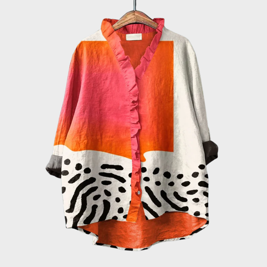 Medeline | Elegante Blusa de Verano en Lino