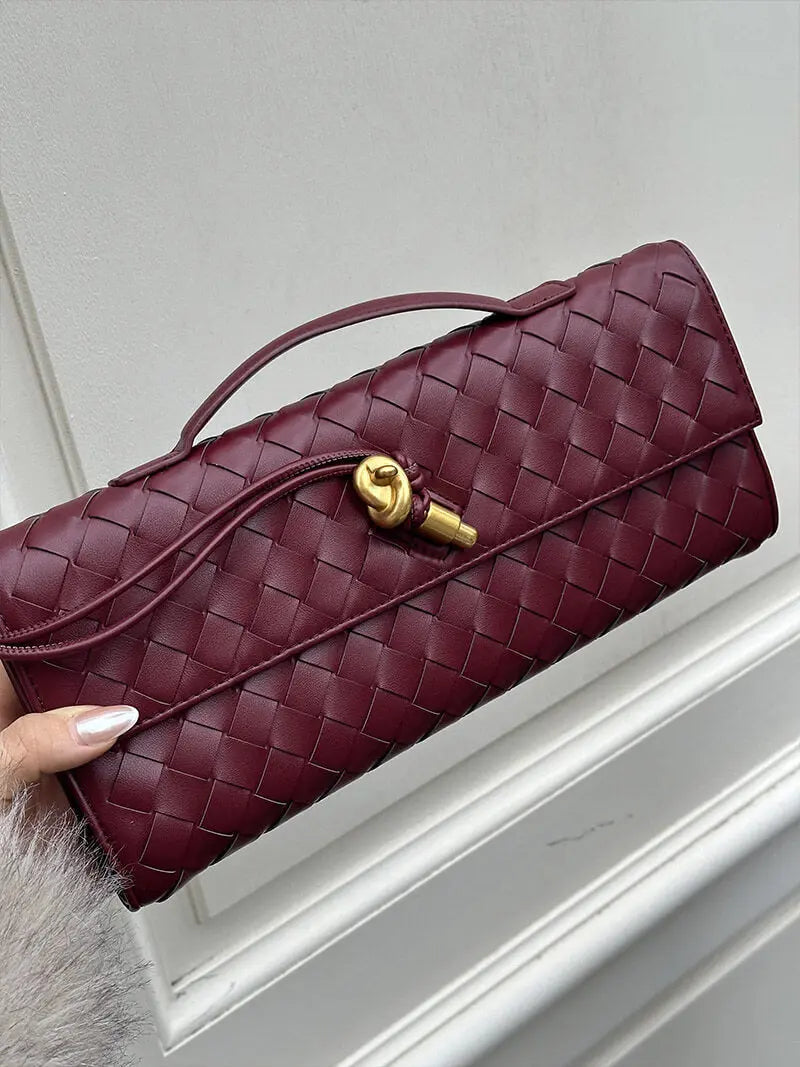 Nieve™ | Elegante bolso trenzado de cuero vegano