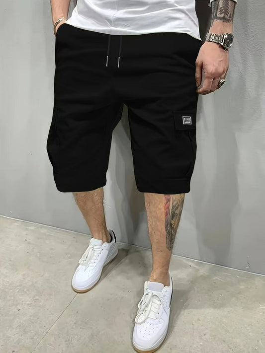 Pantalones cortos cargo para hombre