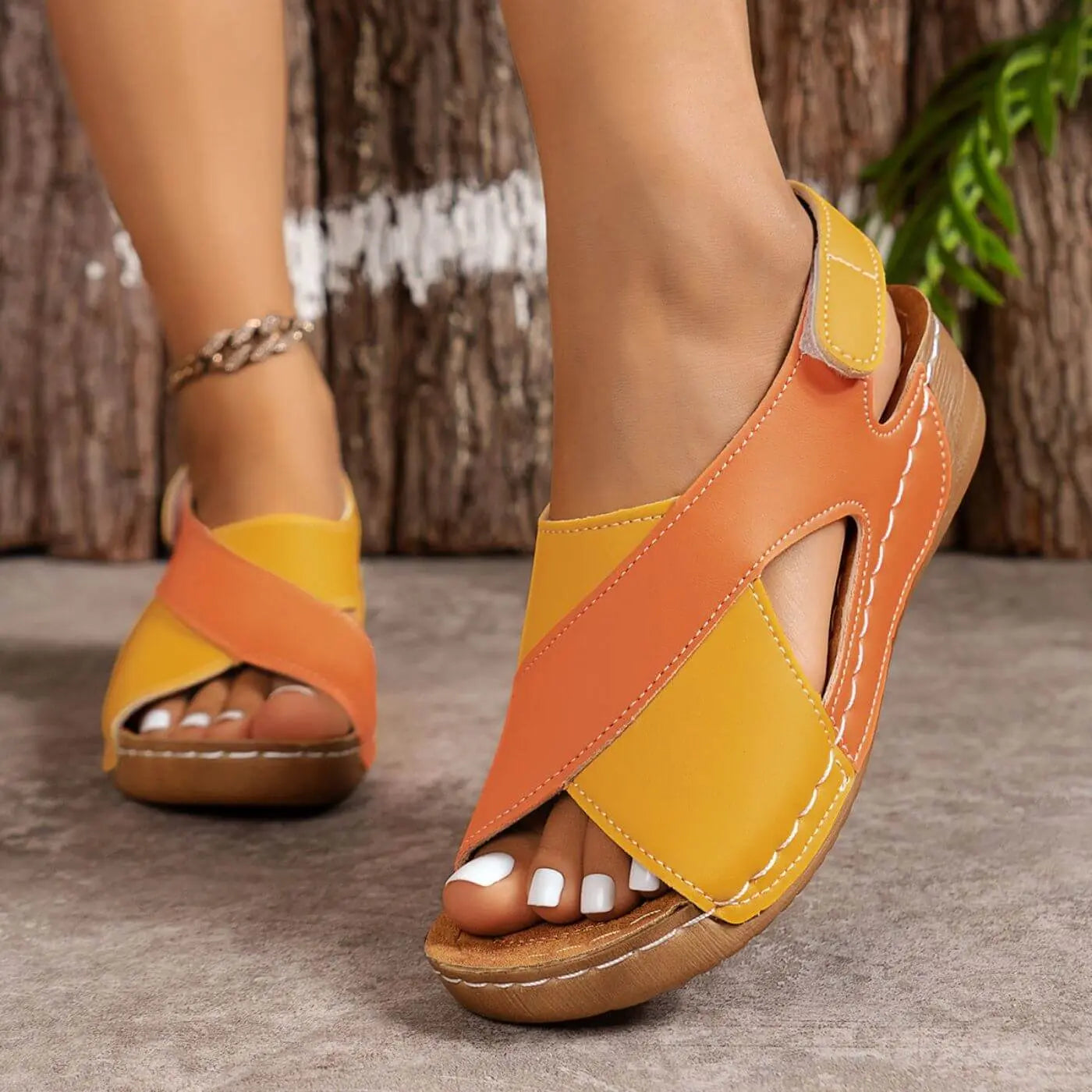 Nicole™ – Sandalias ortopédicas con punta abierta