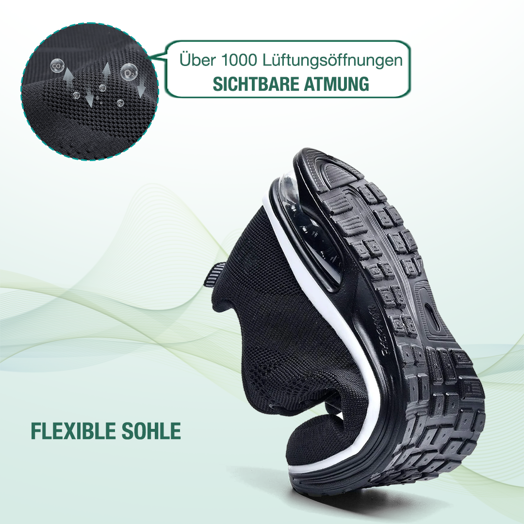 Zapatos ortopédicos Paseo Sano: todo en negro