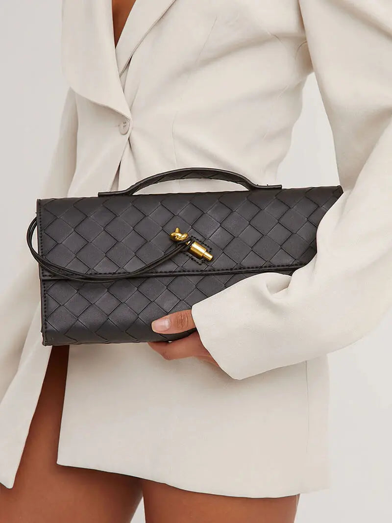 Nieve™ | Elegante bolso trenzado de cuero vegano