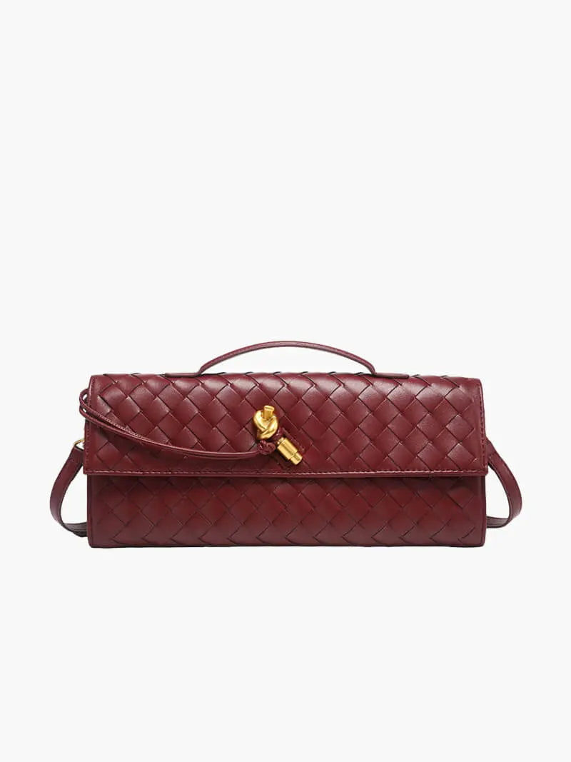 Nieve™ | Elegante bolso trenzado de cuero vegano