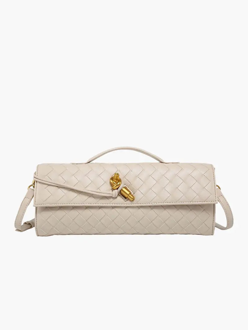Nieve™ | Elegante bolso trenzado de cuero vegano