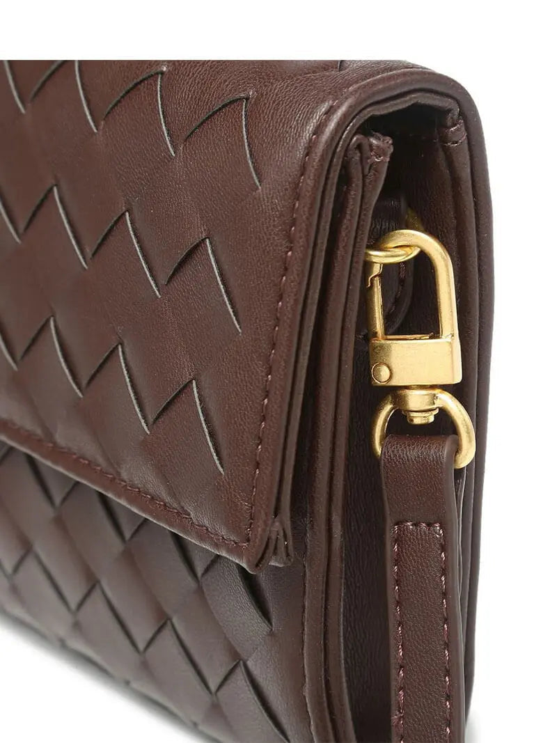 Nieve™ | Elegante bolso trenzado de cuero vegano