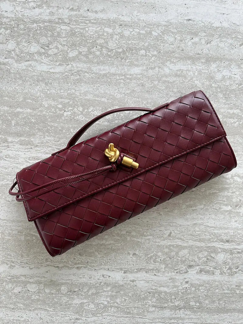 Nieve™ | Elegante bolso trenzado de cuero vegano