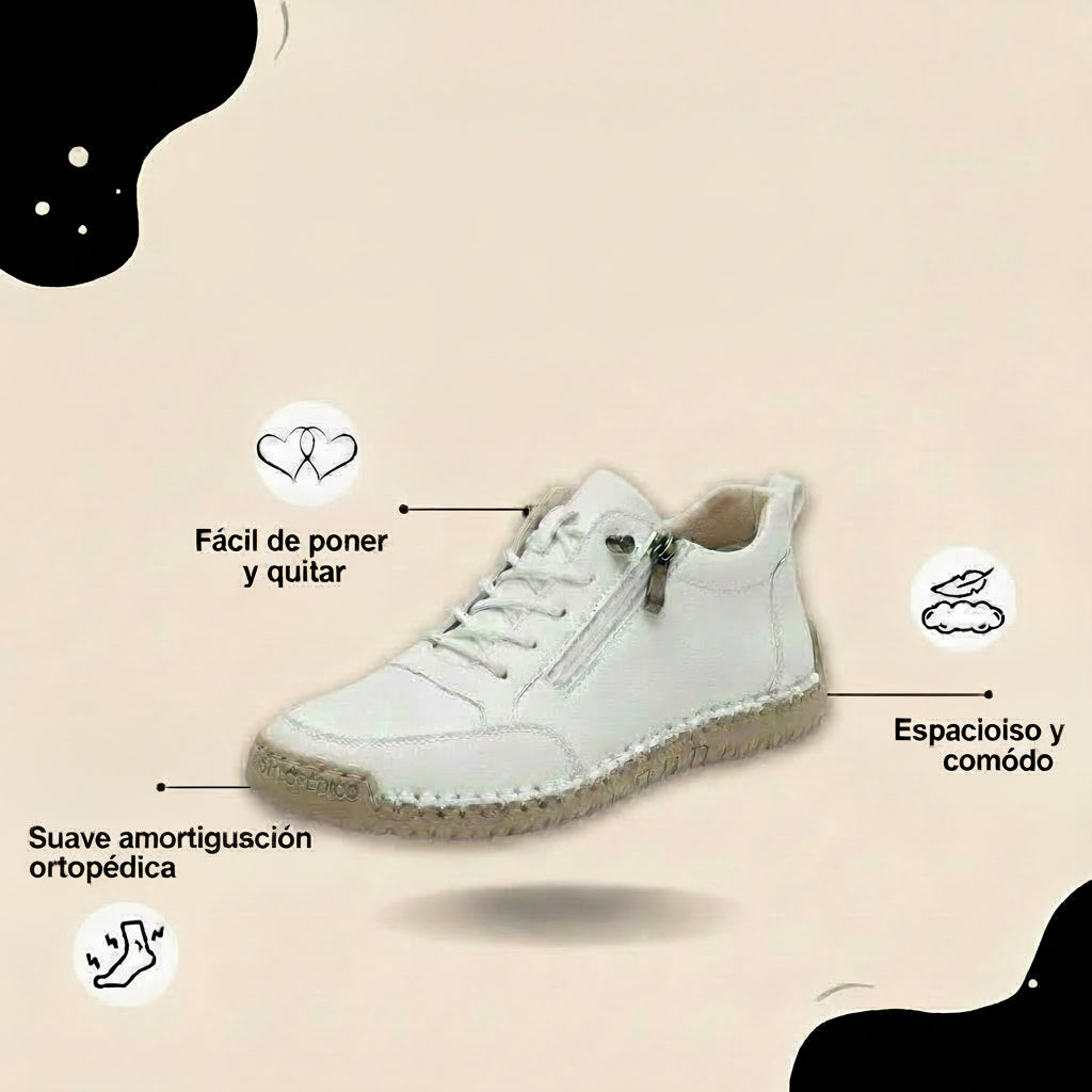 Mila™  – Cómodas zapatillas ortopédicas + cremallera