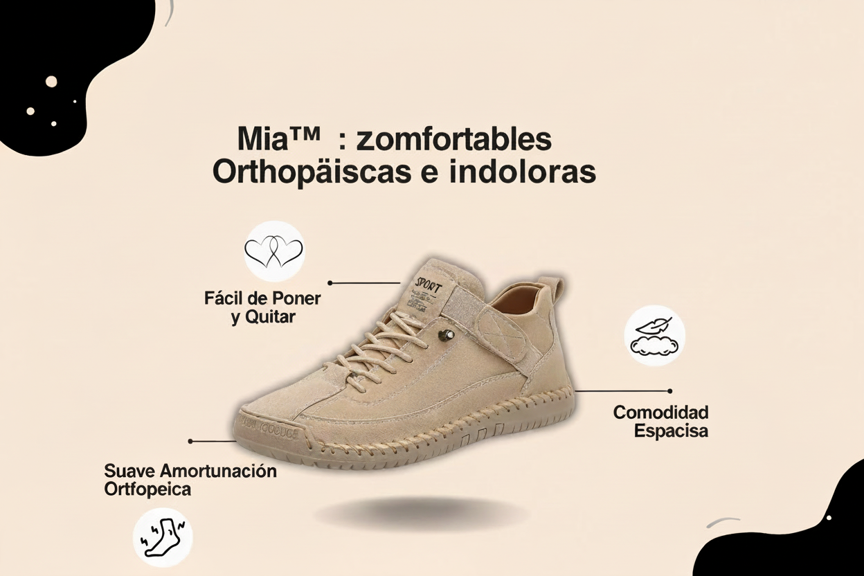Mia™: zapatillas cómodas e indoloras