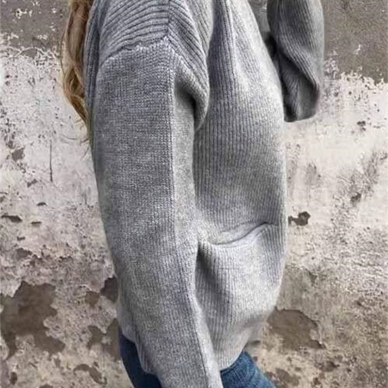 🔥¡Hasta agotar existencias, 40 % de descuento!🎉Cómodo cárdigan con cremallera para mujer.